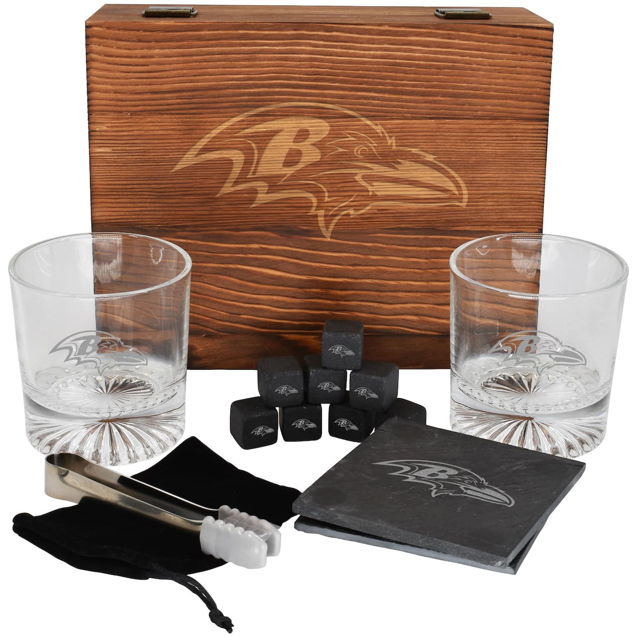 The Memory Company NFL Boxed Drinkware Set with Coasters